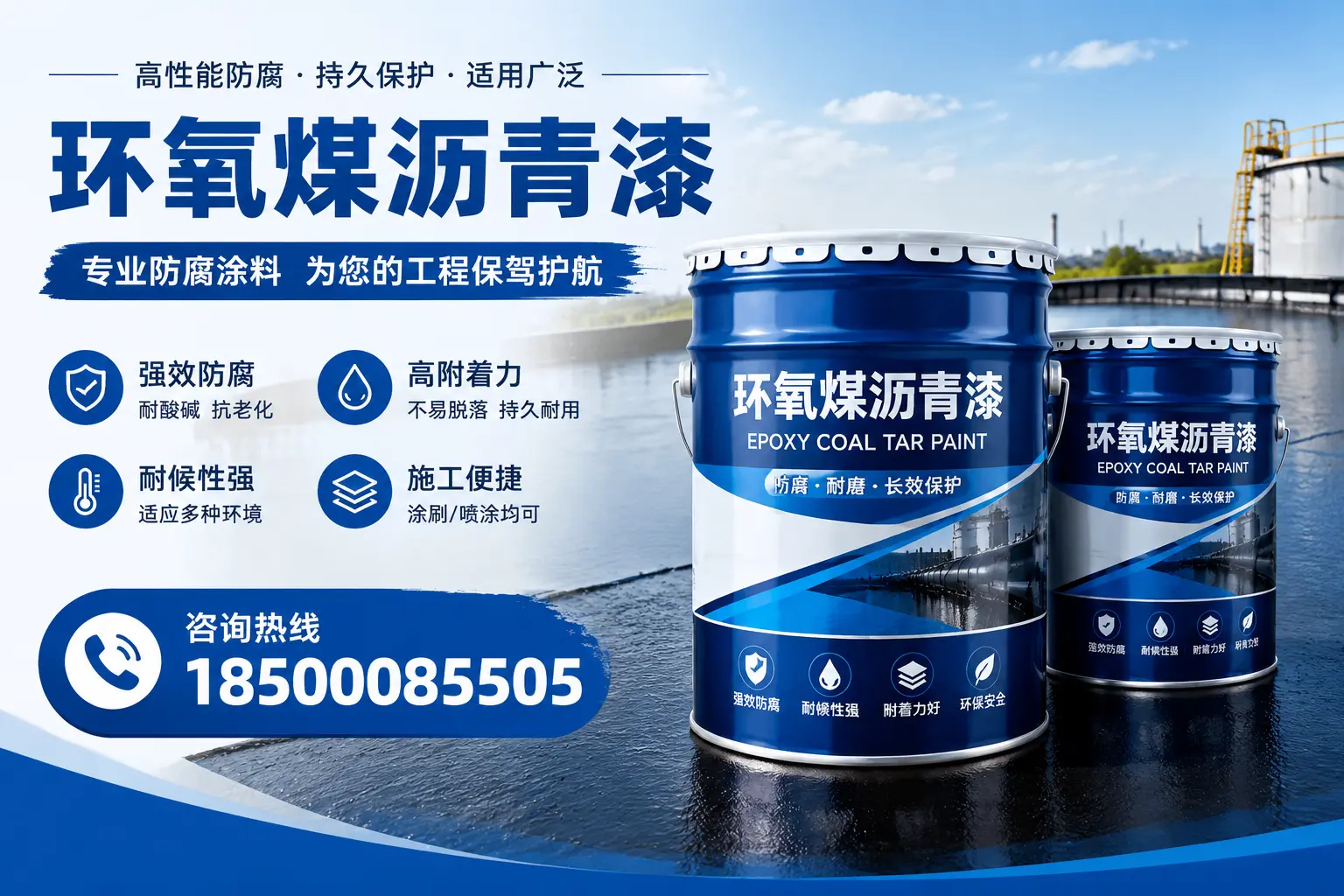 环氧煤沥青漆与其他漆类的比较，海林用户的选择依据