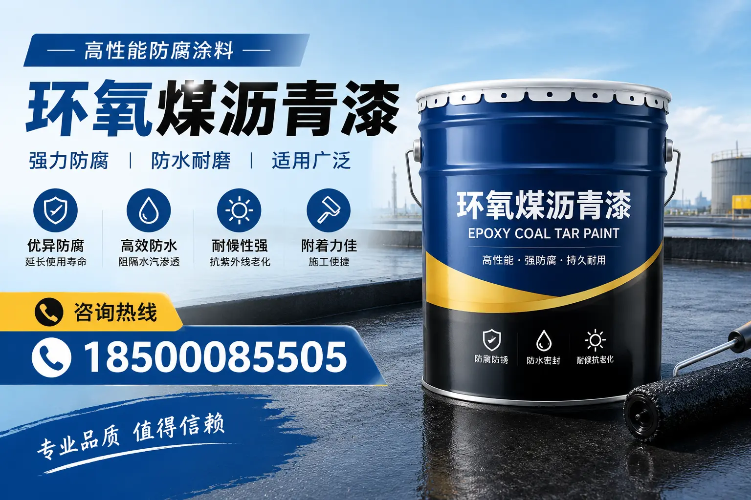 环氧煤沥青漆的主要成分与功能，海林用户深度了解